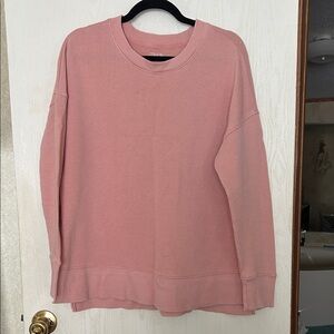 Time and Tru Pink Crewneck Sweatshirt, Size M